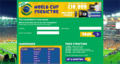 Desktop Screenshot of 2010predictor.mrsportsbook.com