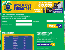 Tablet Screenshot of 2010predictor.mrsportsbook.com