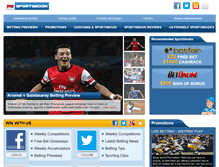 Tablet Screenshot of mrsportsbook.com